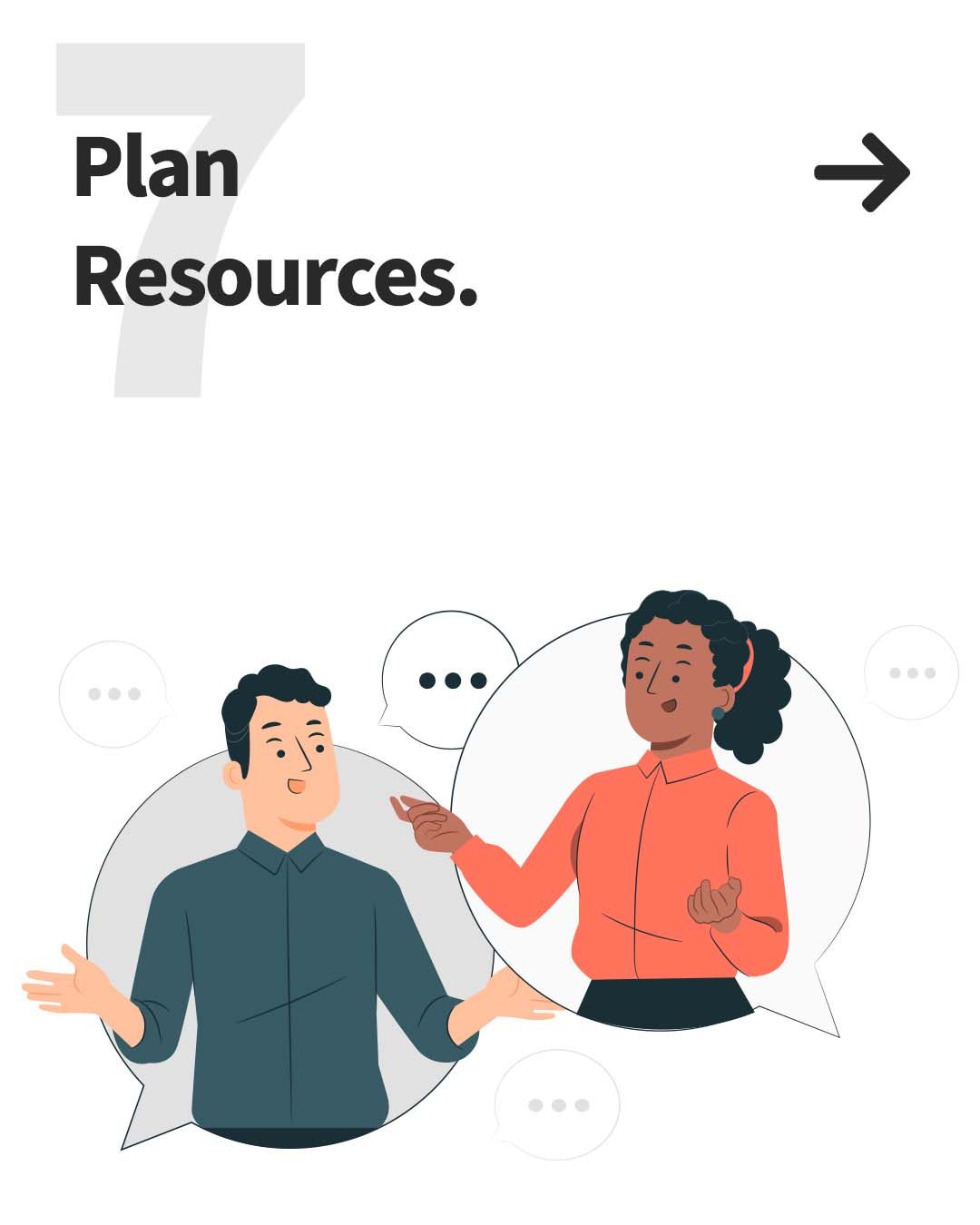7. Plan Resources.